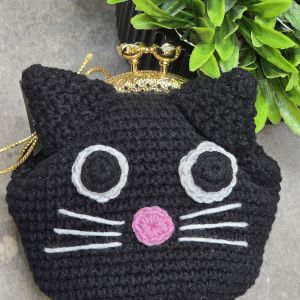 Χειροποίητο πλεκτό πορτοφολάκι