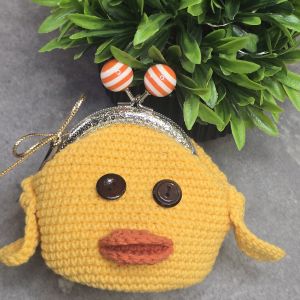 Χειροποίητο πλεκτό πορτοφολάκι