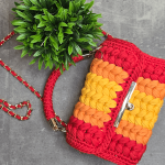 Χειροποίητη Κόκκινη Τσάντα